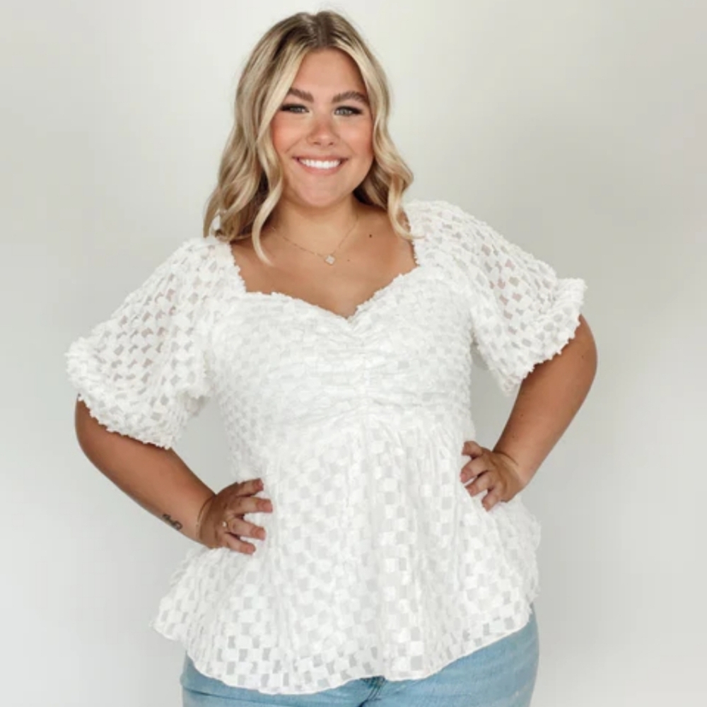 Baevely sweetheart top in 1XL